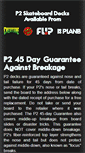 Mobile Screenshot of p2skateboards.com